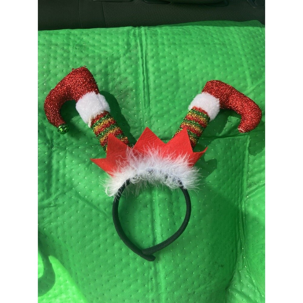Grinch Style Hat Holiday Headband Christmas
